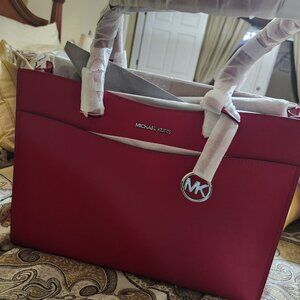 Brand new Red Michael Kors tote